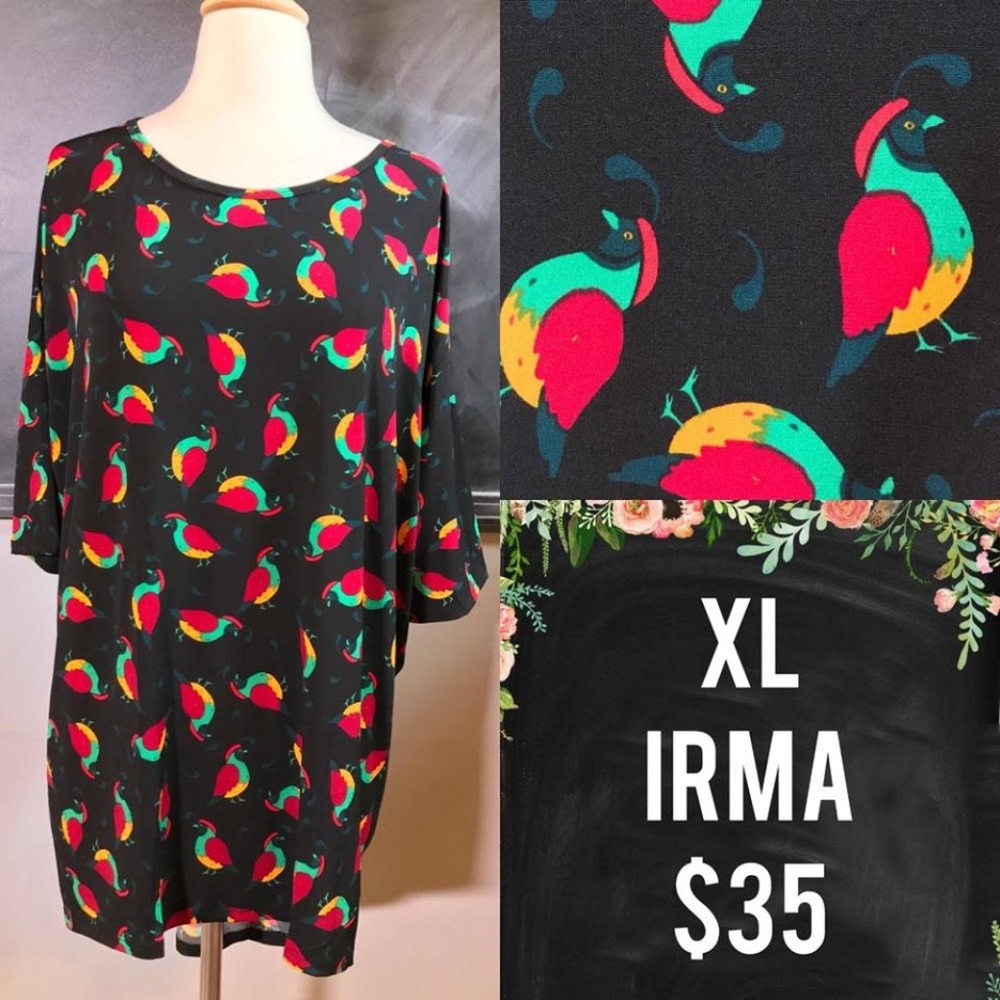 NEW LuLaRoe Irma Tunic XL Slinky